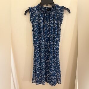 Banana Republic Blue Sleeveless Dress